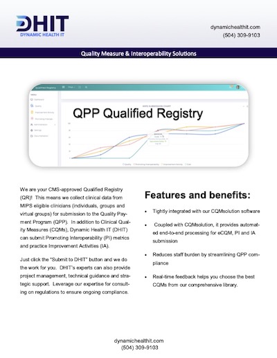 PDF overview of Dynamic Qualified Registry software - resources and publications
